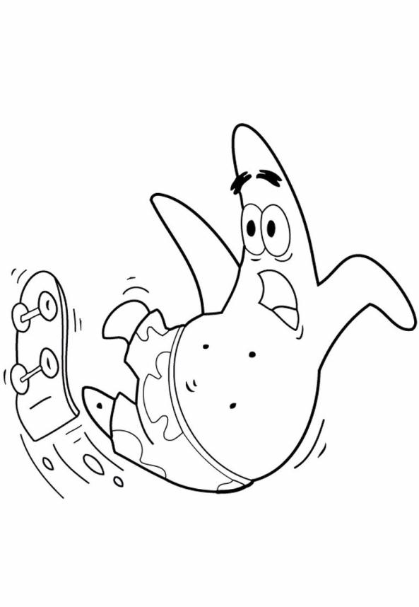 Kids-n-fun.com | Coloring page Patrick Starfish Patrick Starfish